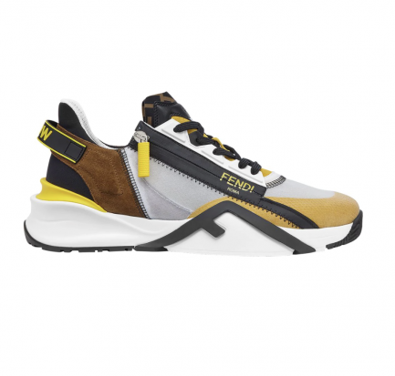 FENDI Flow sneakers White/Yellow
