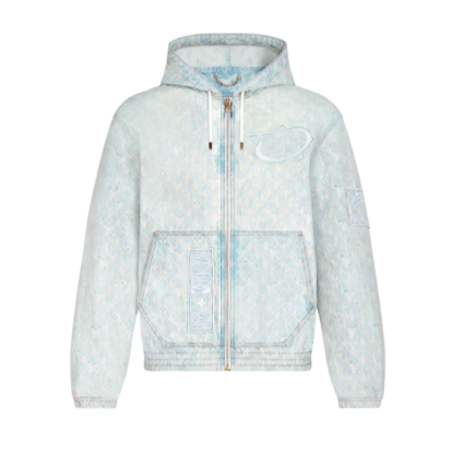 1A8WTP LVXNBA ZIP-THROUGH HOODIE