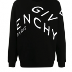 Givenchy refracted-design embroidered-logo sweatshirt