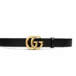 Gucci Leather belt with Double G buckle