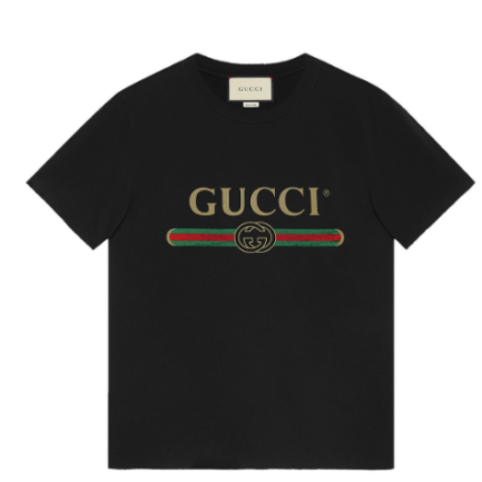 Gucci Gucci Print Washed T-shirt