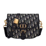 MEDIUM DIOR BOBBY BAG Blue Dior Oblique Jacquard