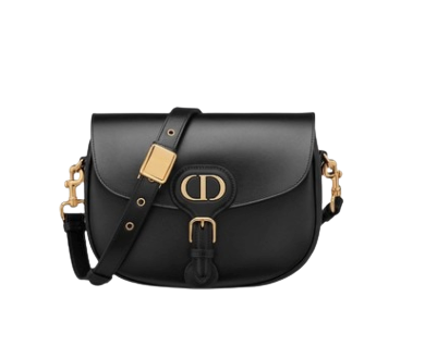 MEDIUM DIOR BOBBY BAG Black Box Calfskin