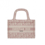 MINI DIOR BOOK TOTE Rose Des Vents Dior Oblique Embroidery
