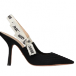 J'ADIOR SLINGBACK PUMP Black Technical Fabric
