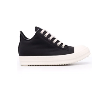 Rick Owens low-top canvas sneakers