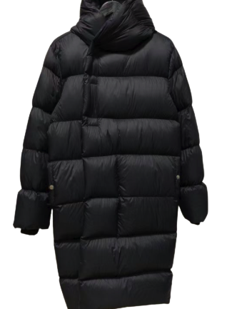 RICK OWENS LONG BLACK JACKET
