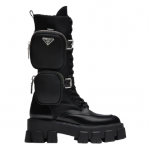 Bottes Monolith en cuir brossé et nylon