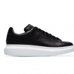 ALEXANDER MCQUEEN BLACK WITH WHITE SOLE
