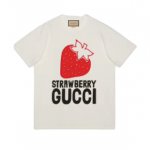 Strawberry Gucci' cotton T-shirt