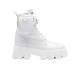 Bottines Monolith en cuir brossé et nylon