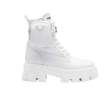 Bottines Monolith en cuir brossé et nylon