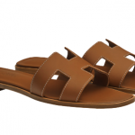 HERMES Sandales Oran full brown