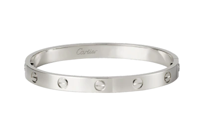 CARTIER LOVE BRACELET SILVER