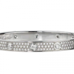 LOVE BRACELET, DIAMOND-PAVED