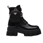 Bottines Monolith en cuir brossé et nylon