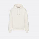 OVERSIZED HOODED SWEATSHIRT WITH DIOR OBLIQUE MOTIF Off-White Terry Cotton Jacquard