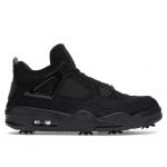 AIR JORDAN 4 RETRO GOLF BLACK CAT PONY HAIR