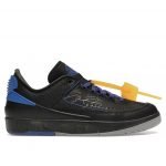 AIR JORDAN 2 X OFF-WHITE RETRO LOW BLACK BLUE