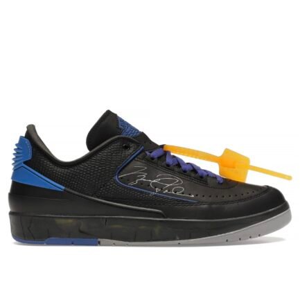 AIR JORDAN 2 X OFF-WHITE RETRO LOW BLACK BLUE