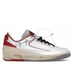 AIR JORDAN 2 X OFF-WHITE RETRO LOW WHITE VARSITY RED