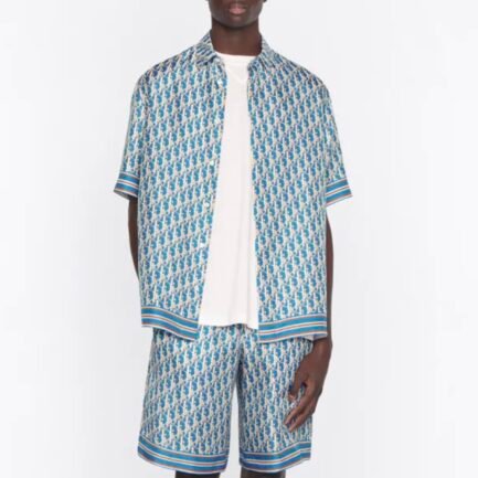 DIOR OBLIQUE SHORT-SLEEVED SHIRT