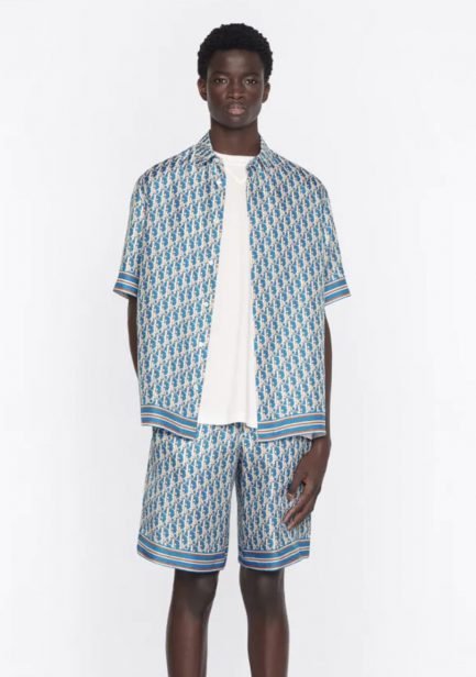 DIOR OBLIQUE SHORT-SLEEVED SHIRT
