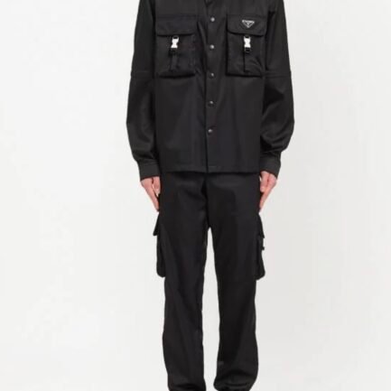 Prada
Re-Nylon press-stud shirt