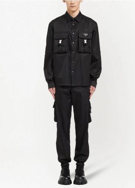 Prada
Re-Nylon press-stud shirt