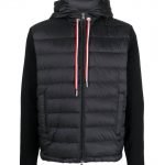 Moncler padded knitted jacket