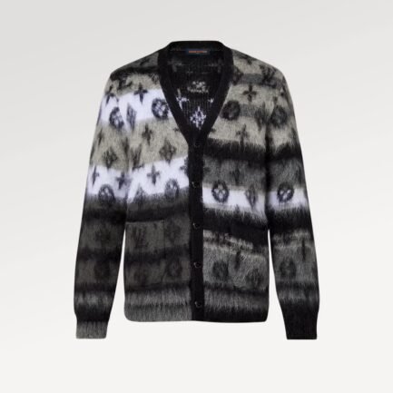 Cardigan Monogram en mohair