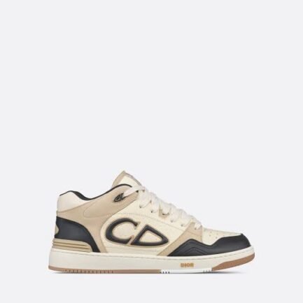 B57 MID-TOP SNEAKERBlue and Cream Smooth Calfskin and Beige SuedeReference: 3SH141ZXT_H554