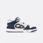 B57 MID-TOP SNEAKERBlue and Cream Smooth Calfskin and Beige SuedeReference: 3SH141ZXT_H554
