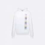 RELAXED-FIT HOODED SWEATSHIRTWhite Cotton FleeceReference: 413J646A0531_C085
