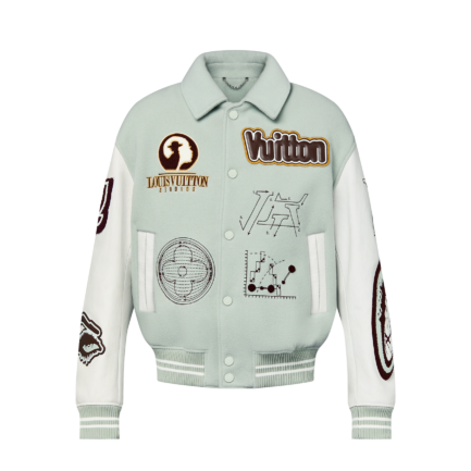 LV 2023 Patchwork Varsity Jacket