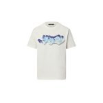 3D LV Graffiti Embroidered T-Shirt
