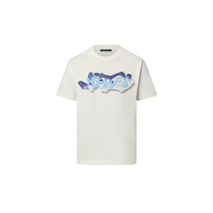 3D LV Graffiti Embroidered T-Shirt