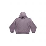 BALENCIAGA BACK HOODIE MEDIUM FIT IN PURPLE/GREY