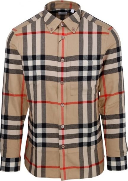 Burberry | Long Sleeves Cotton Logo Luxury Outlet Shirts
