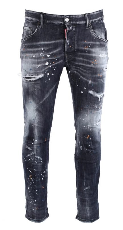 Dsquared2
paint-splatter distressed jeans