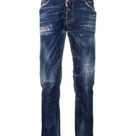 Dsquared2
paint-splatter slim-cut jeans