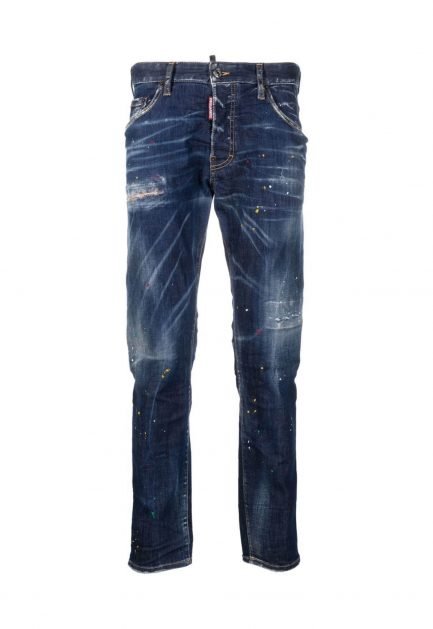 Dsquared2
paint-splatter slim-cut jeans