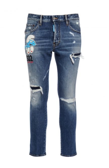 Dsquared2
Smurfs denim skater jeans