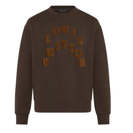 Louis Vuitton Tuffetage round-neck sweatshirt Brown