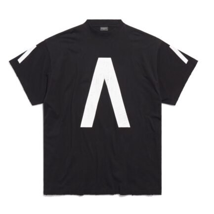 BALENCIAGA MUSIC | ARCHIVE SERIES CONNECTED T-SHIRT OVERSIZED IN BLACK/WHITE